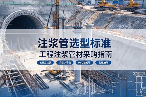 靖远注浆管选型标准