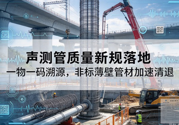 靖远声测管质量新规落地，一物一码溯源，非标薄壁管材加速清退
