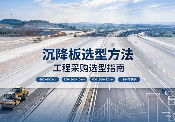 靖远沉降板选择方法